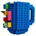 Кухоль-конструктор No Brand Build-On Brick Mug 350 мл Блакитний (2104619136)