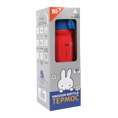 Термос YES Miffy 350 мл Красный (708486)