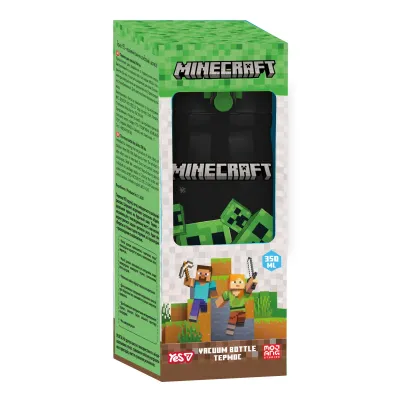 Термос YES Minecraft 350 мл Чорний (708602)
