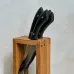 Підставка для ножів Gorillas BBQ Рамка 24.5x8.3x12.5 см Коричневий (DS13)