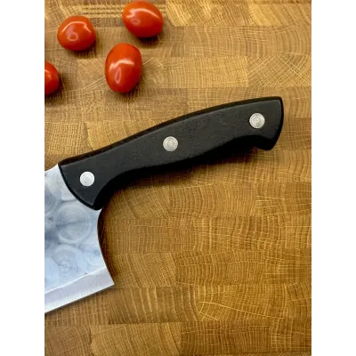Тяпка кухонная Gorillas BBQ Чешуя 2.0 Серб 31 см Черный (KN172)