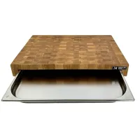 Обробна дошка з гастроємністю Gorillas BBQ 60х40х7. 5 см Коричневий (DS8) Обробна дошка з гастроємністю Gorillas BBQ 60х40х7. 5 см Коричневий (DS8)