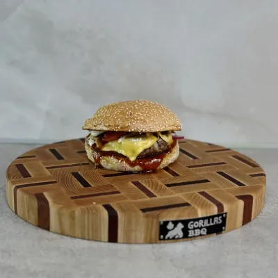 Дошка обробна торцева Gorillas BBQ 30 см Світло-коричневий (DS26)