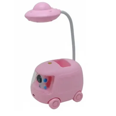 Детская настольная лампа No Brand Bus Table Lamp LED Розовый (2104619150)