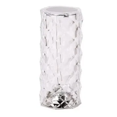 Ночник настольный сенсорный No Brand Crystal Rose RGB Прозрачный (2104619151)