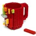 Кухоль-конструктор No Brand Build-On Brick Mug 350 мл Червоний (2104619265)