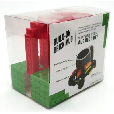 Кухоль-конструктор No Brand Build-On Brick Mug 350 мл Червоний (2104619265)