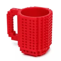 Кухоль-конструктор No Brand Build-On Brick Mug 350 мл Червоний (2104619265)