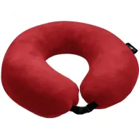 Подушка для подорожей Coverbag 30х30х9 см Червоний (1909454159)