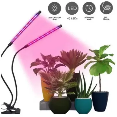 Світлодіодна фітолампа Touch Led Plant Grow 2 лампи Чорний (2864550500)