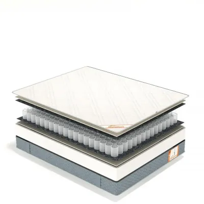 Матрац ортопедичний Homefort Spring Memory 90х190 см Білий (80556612) Матрац ортопедичний Homefort Spring Memory 90х190 см Білий (80556612)