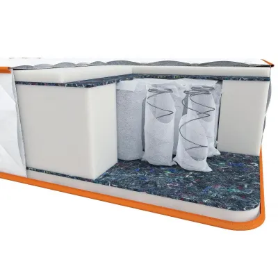 Матрас ортопедический Homefort Sunline 70х190 см Белый (344302417) Матрас ортопедический Homefort Sunline 70х190 см Белый (344302417)
