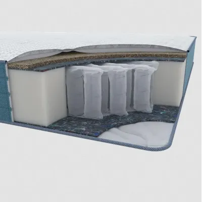 Матрас ортопедический Homefort Dream Cocos 90х200 см Белый (347072511) Матрас ортопедический Homefort Dream Cocos 90х200 см Белый (347072511)