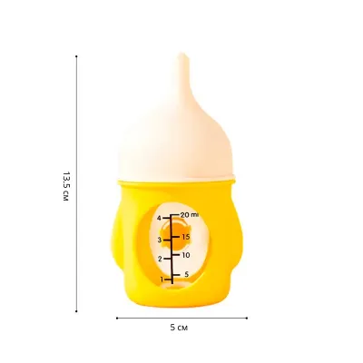 Бутылка для кормления котят и щенков Lesko 2404SPBL8061 80 мл Желтый (13712-91047) Бутылка для кормления котят и щенков Lesko 2404SPBL8061 80 мл Желтый (13712-91047)