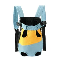 Рюкзак-кенгуру для животных Lesko A10010-YR Yellow Blue S (13896-91096) Рюкзак-кенгуру для животных Lesko A10010-YR Yellow Blue S (13896-91096)
