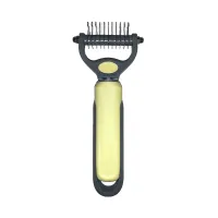 Колтунорез для собак и кошек Taotaopets 04A4413 18x7 см Желтый (13782-90974)