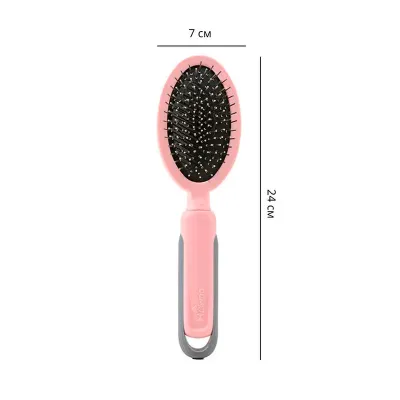 Расческа для собак и кошек Taotaopets 04A2213 24x7 см Розовый (13786-90986)