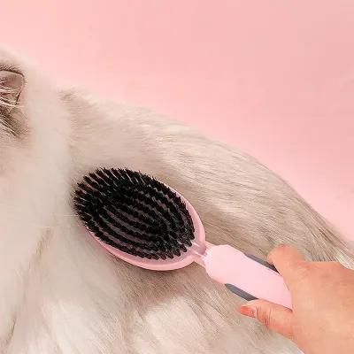 Гребінець для собак та кішок Taotaopets 04A2212 22x5.5 см Pink (13785-90983)