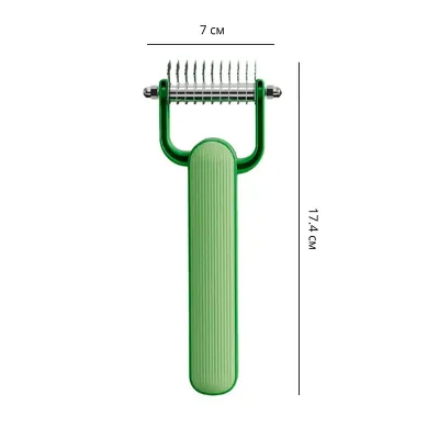Колтуноріз Taotaopets 095530 17.4x7 см Green (13788-90979)