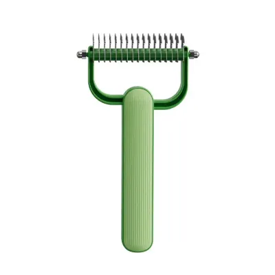 Колтунорез для собак и кошек Taotaopets 095531 17.8x9.5 см Green (13789-90981)