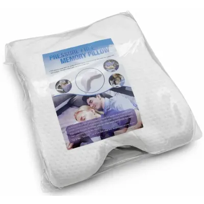 Ортопедична подушка Bautech Memory Foam Pillow 35x28x6 см Білий (2104619330)
