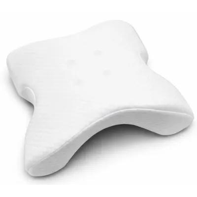 Ортопедична подушка Bautech Memory Foam Pillow 35x28x6 см Білий (2104619330)