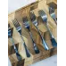 Набір вилок Gorillas BBQ 20.5 см 6 шт Сірий (DS47) Набір вилок Gorillas BBQ 20.5 см 6 шт Сірий (DS47)