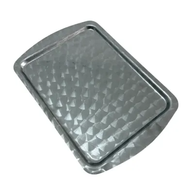 Піднос-тарілка Gorillas BBQ 24х16.5 см 6 шт Сірий (DS45)
