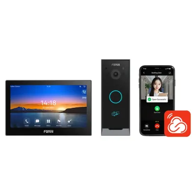 Комплект IP видеодомофона Fanvil VIK-01 (305622) Комплект IP видеодомофона Fanvil VIK-01 (305622)