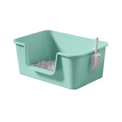 Туалет для котів Taotaopets 262207 39.5 x 25.5 x 16 см М'ятний (13609-92960)