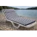 Матрас для шезлонга supersumka Bolan Home 180х60х1.5 см Сине-белый (547240169 blue white)