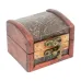 Скринька No Brand Guardar Тиснення 7.9х7.3х6 см Коричневий (27991)