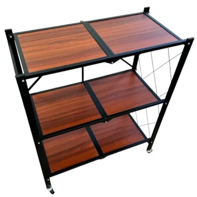 Складаний стелаж для зберігання No Brand 90x70x38 см Коричневий (2104619363)