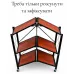Складаний стелаж для зберігання No Brand 90x70x38 см Коричневий (2104619363)