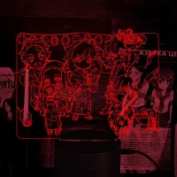 Світильник-нічник Bioworld Demon Slayer Kamado Nezuko Tanjirou Agatsuma Zenitsu USB Різнокольоровий (28084) Світильник-нічник Bioworld Demon Slayer Kamado Nezuko Tanjirou Agatsuma Zenitsu USB Різнокольоровий (28084)