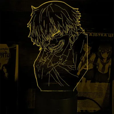 Світильник-нічник Bioworld Канеки Tokyo Ghoul USB Різнокольоровий (28083)