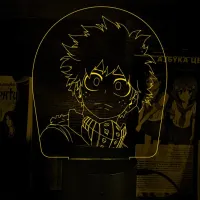 Світильник-нічник Bioworld Izuku Midoriya USB Різнокольоровий (28080) Світильник-нічник Bioworld Izuku Midoriya USB Різнокольоровий (28080)