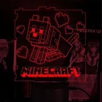 Светильник-ночник Bioworld Minecraft USB Разноцветный (28079) Светильник-ночник Bioworld Minecraft USB Разноцветный (28079)