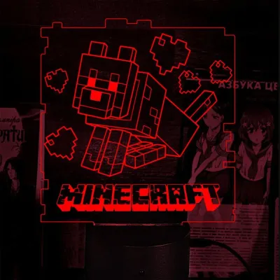 Светильник-ночник Bioworld Minecraft USB Разноцветный (28079)