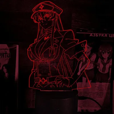 Світильник-нічник Bioworld Еsdeath Akame Ga Kill USB Різнокольоровий (28076)
