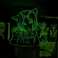 Світильник-нічник Bioworld Haikyuu Kenma Kozume Cat USB Різнокольоровий (28075) Світильник-нічник Bioworld Haikyuu Kenma Kozume Cat USB Різнокольоровий (28075)