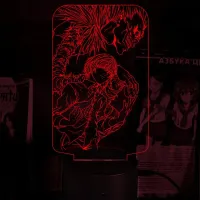 Світильник-нічник Bioworld Death Note USB Різнокольоровий (28072)
