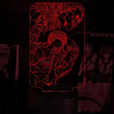 Светильник-ночник Bioworld Death Note USB Разноцветный (28072)