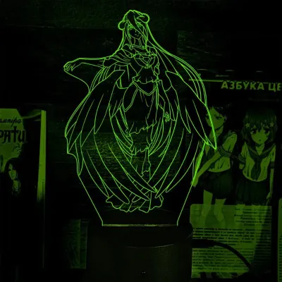 Світильник-нічник Bioworld Overlord Manga Albedo USB Різнокольоровий (28071) Світильник-нічник Bioworld Overlord Manga Albedo USB Різнокольоровий (28071)