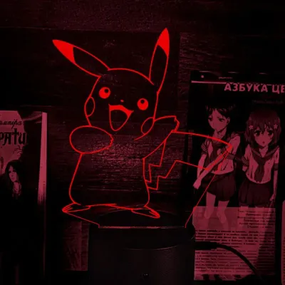 Світильник-нічник Bioworld Пікачу Pokemon USB Різнокольоровий (28070) Світильник-нічник Bioworld Пікачу Pokemon USB Різнокольоровий (28070)