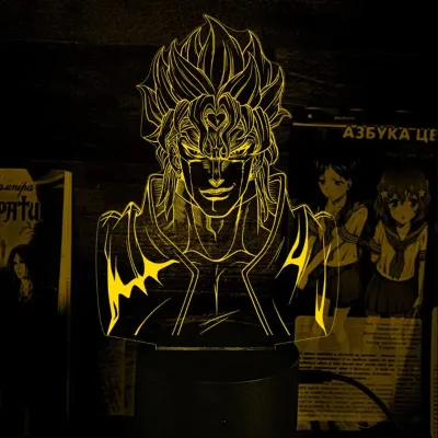 Світильник-нічник Bioworld Йошикаге Кіра JoJo's Bizarre Adventure USB Різнокольоровий (28069)