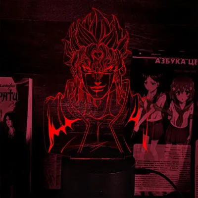Світильник-нічник Bioworld Йошикаге Кіра JoJo's Bizarre Adventure USB Різнокольоровий (28069)