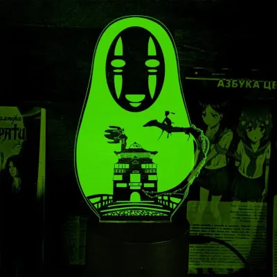 Светильник-ночник Bioworld Spirited Away No Face USB Разноцветный (28057)