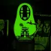 Светильник-ночник Bioworld Spirited Away No Face USB Разноцветный (28057)
