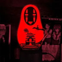 Світильник-нічник Bioworld Spirited Away No Face USB Різнокольоровий (28057)